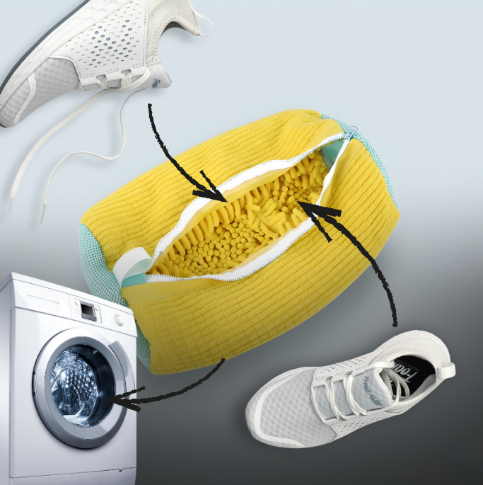 Padded Shoe Protector for Washing Machine